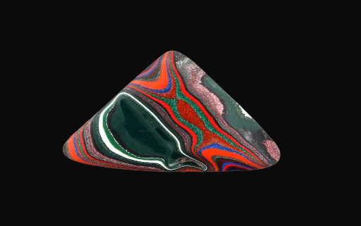 Hand Cut kenworth  Fordite 