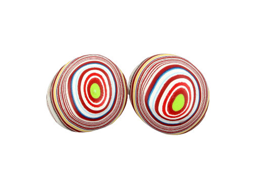 Fordite kenworth Pair of cabochons