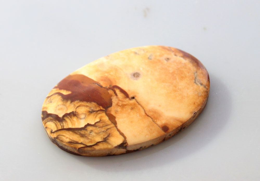 Large Blue Biggs Jasper Cabochon 