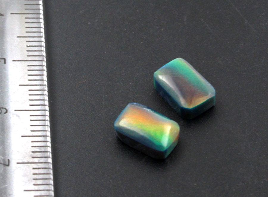 Aurora  Opal cabochons matched pair 
