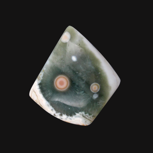 Hand cut Rare Ocean Jasper 