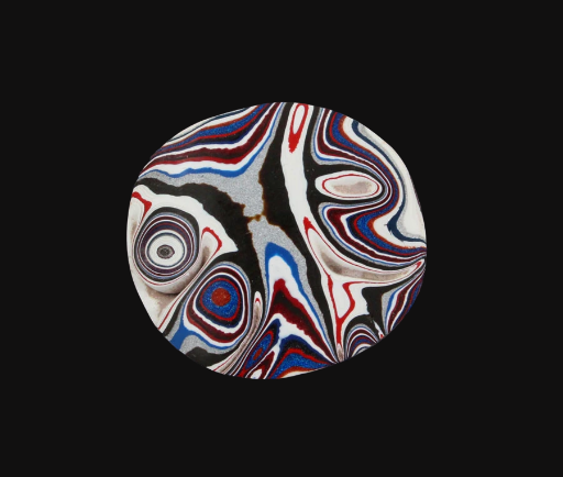  Sculpted top hand cut Kenworth Fordite