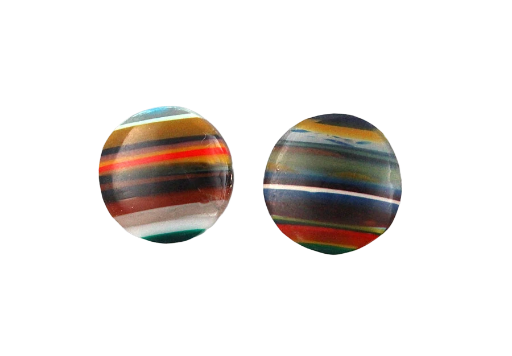 Surfite matched pair of cabochons