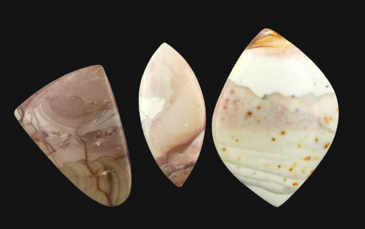 Sale bundle set of 3 Willow Creek Fine Jasper cabochon's