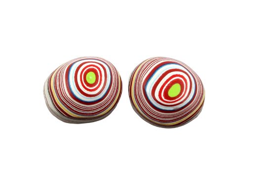 Fordite kenworth Pair of cabochons