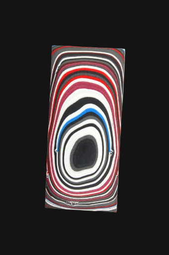 Huge Hand Cut Metallic Blue Jeep Fordite 