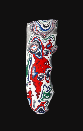 Huge Sculpted hand cut Kenworth Fordite