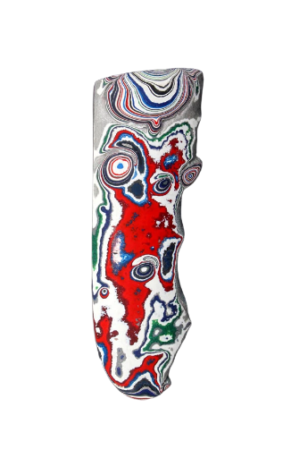 Huge Sculpted hand cut Kenworth Fordite