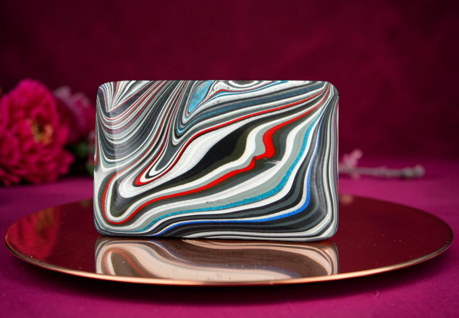Huge Eye Hand Cut Jeep Fordite 