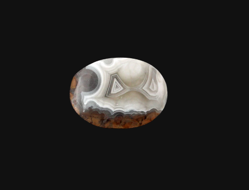 Laguna White agate Cabochon