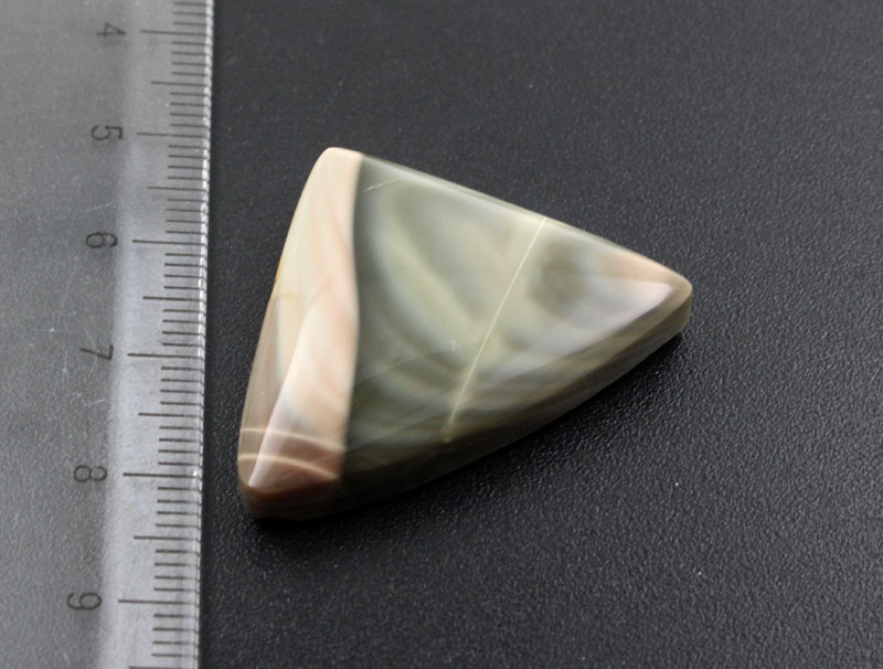Willow Creek Jasper cabochon green and pink 