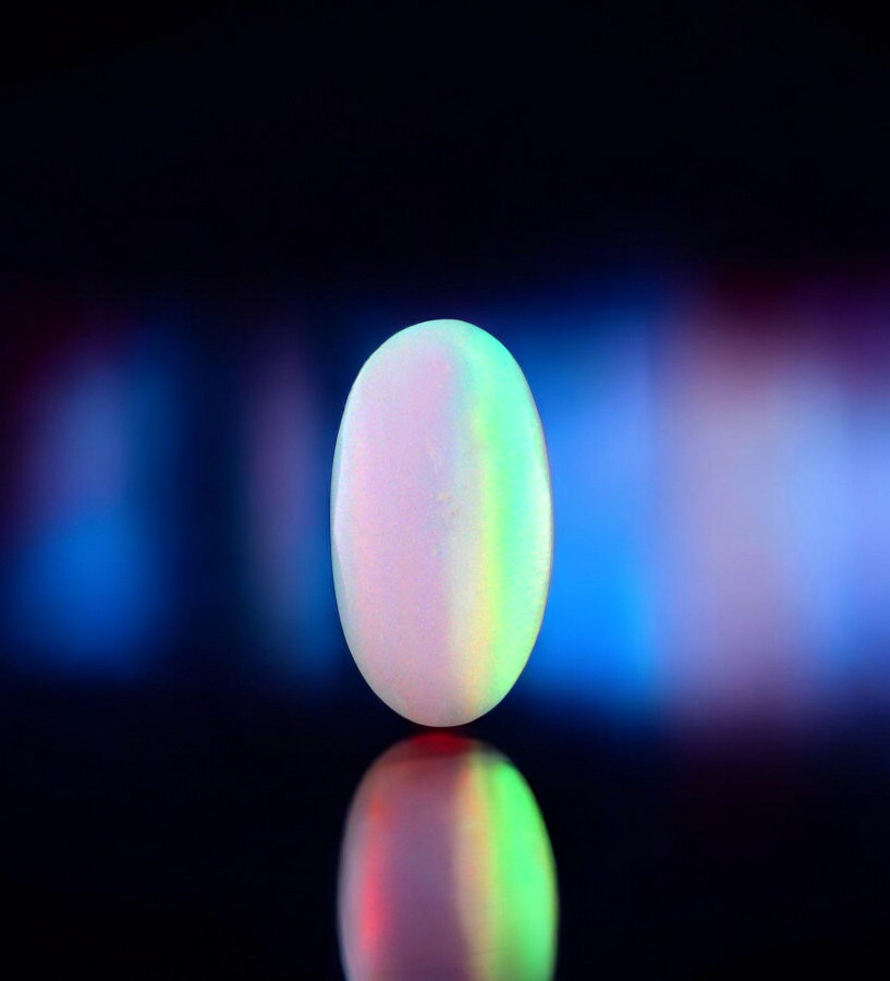 Aurora Opal cabochon