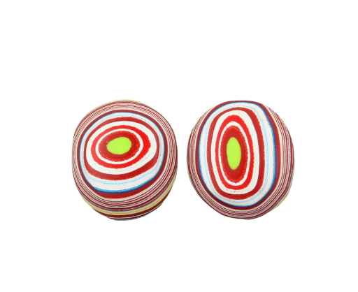 Fordite kenworth Pair of cabochons