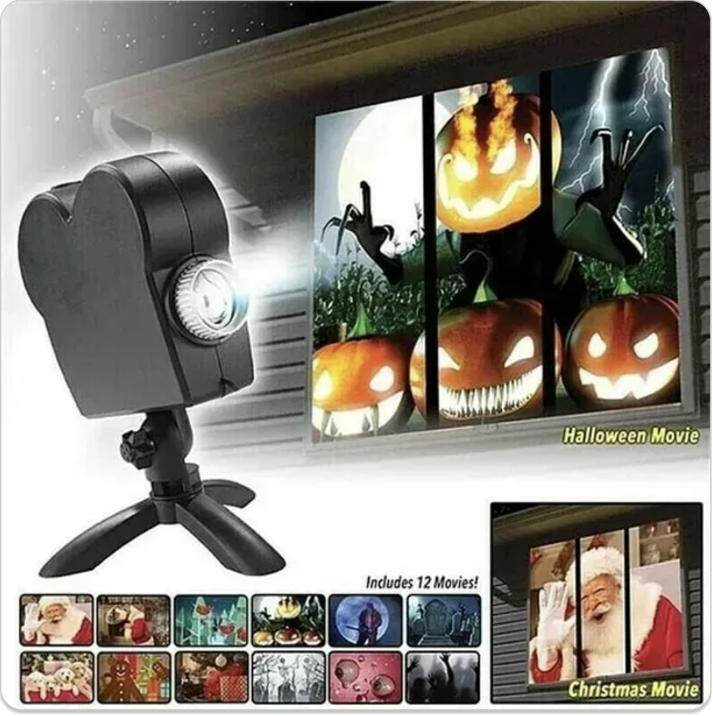 🔥Hot Sale 60% OFF💀 2025 New Upgrade Halloween/Christmas Hologram