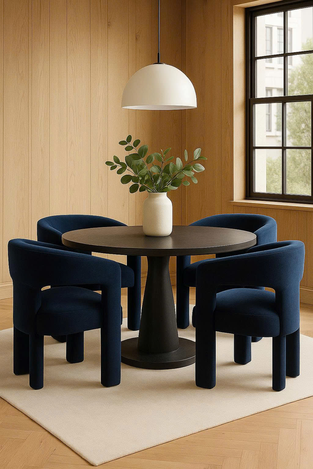 Lesley Chair Deep navy
