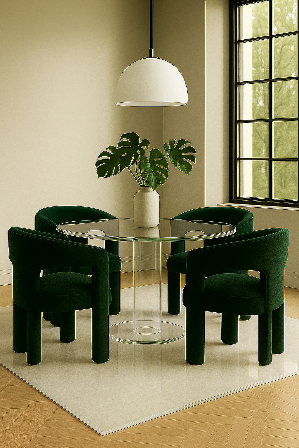 Lesley Chair Moss Green