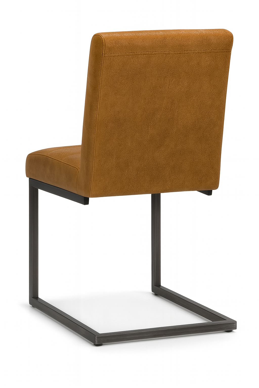 Vance Armless Dining Chairs Caramel Seat