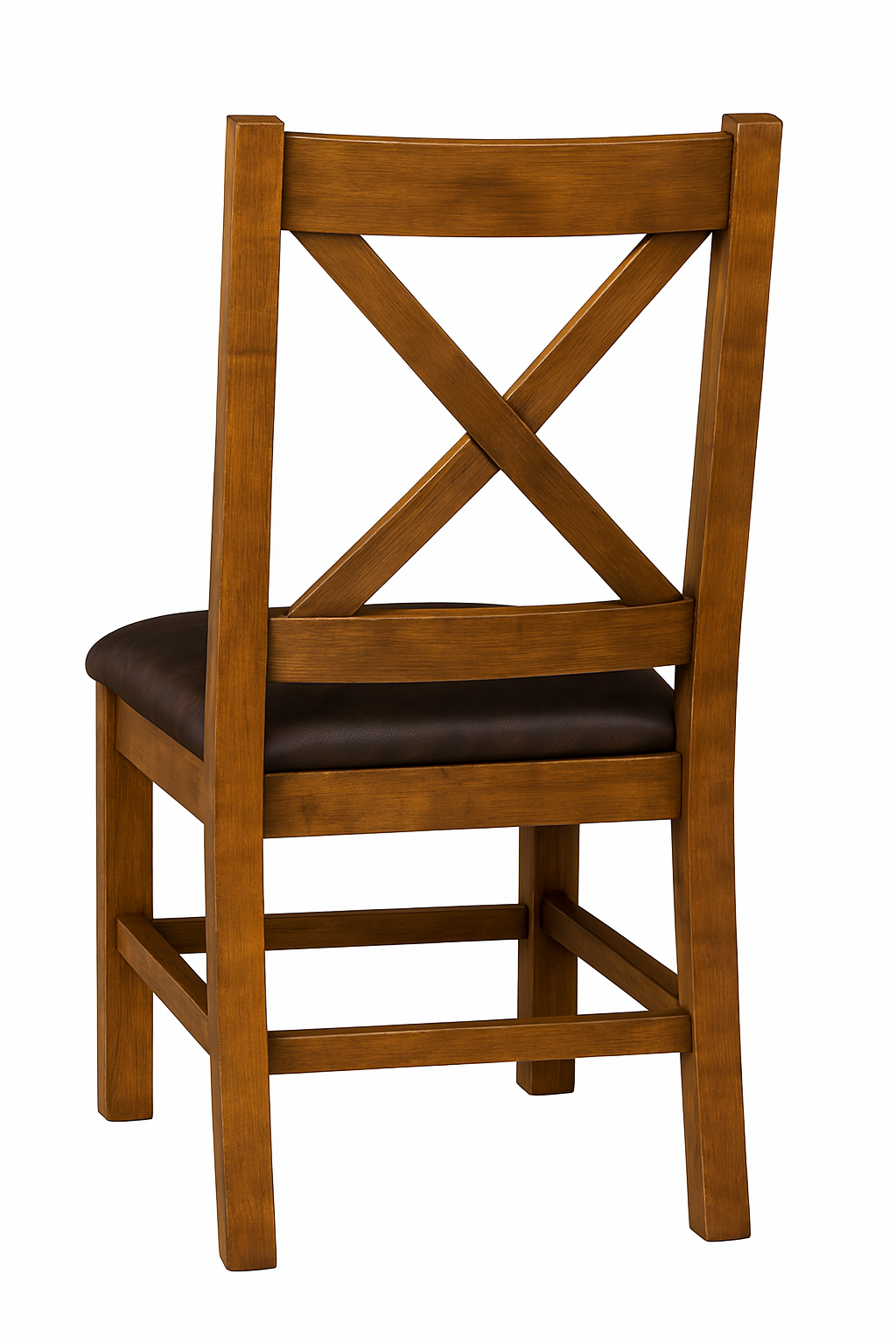 Hawthorne x Back Dining Chair Brown Seat