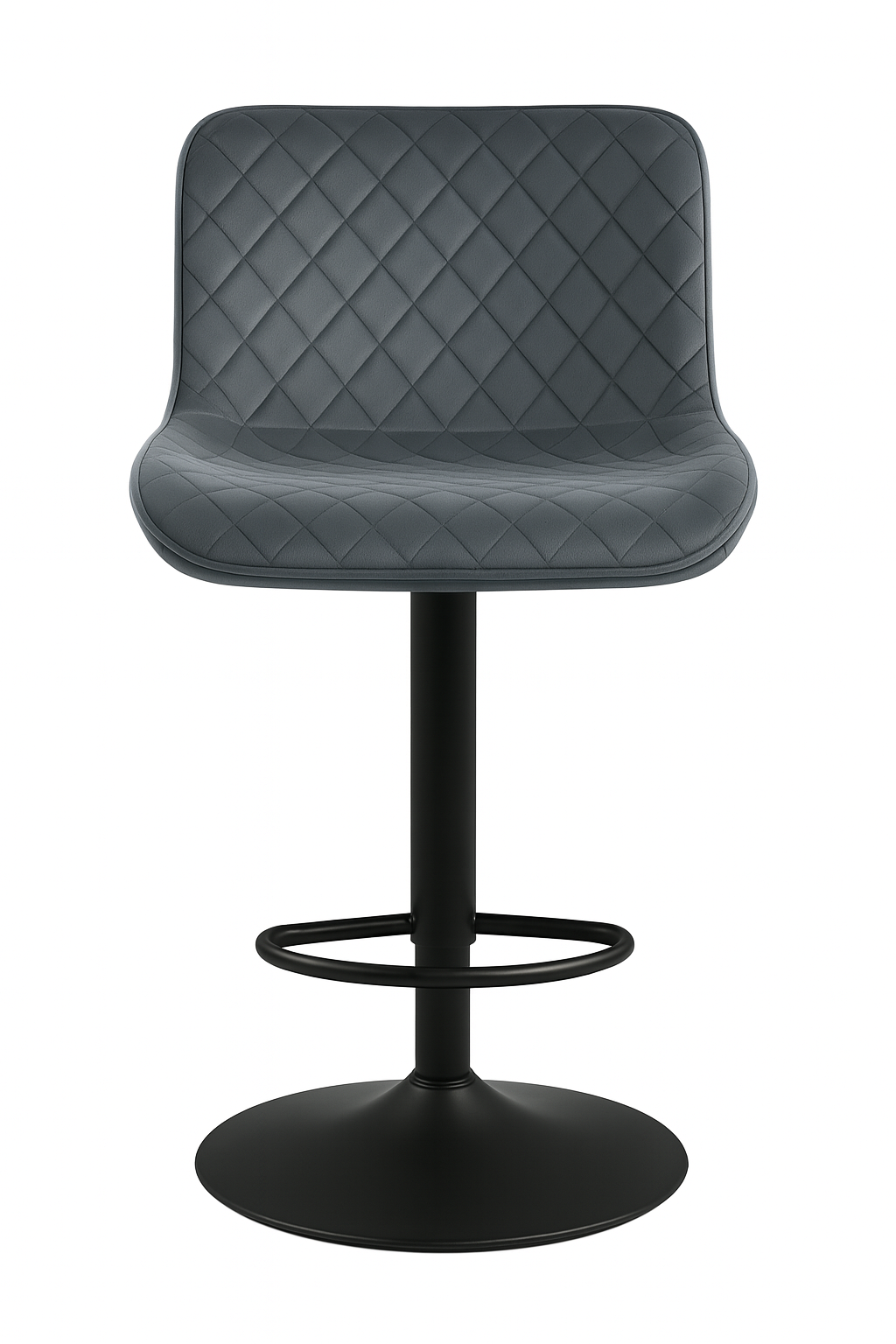 Carson Swivel Counter Height Barstools Gray Seat