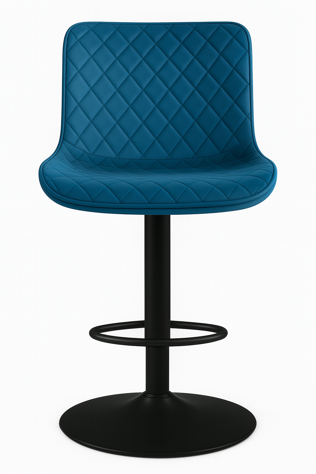 Carson Swivel Counter Height Barstools Teal Seat