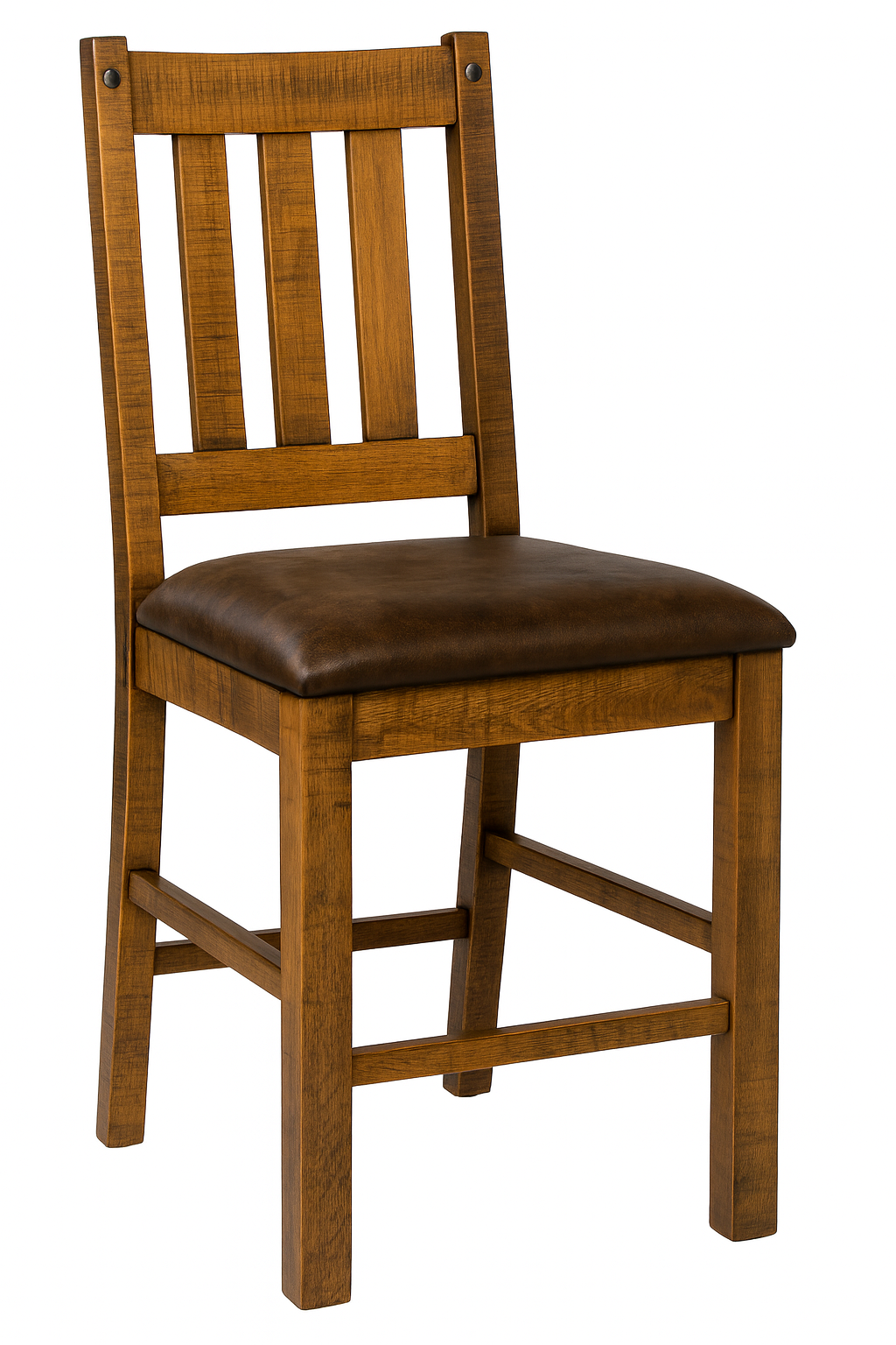 Camden Slat Back Counter Height Barstool