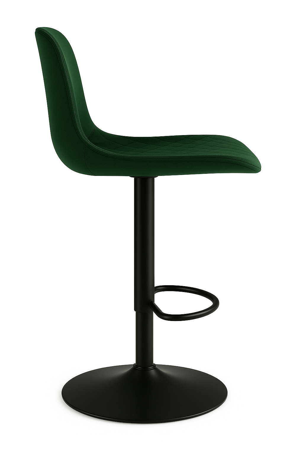 Carson Swivel Counter Height Barstools Green Seat