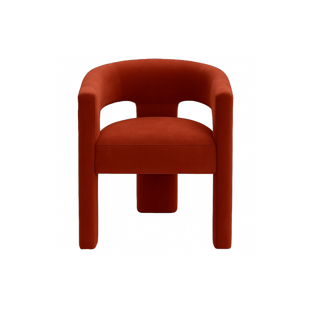 Lesley Chair Terracotta red