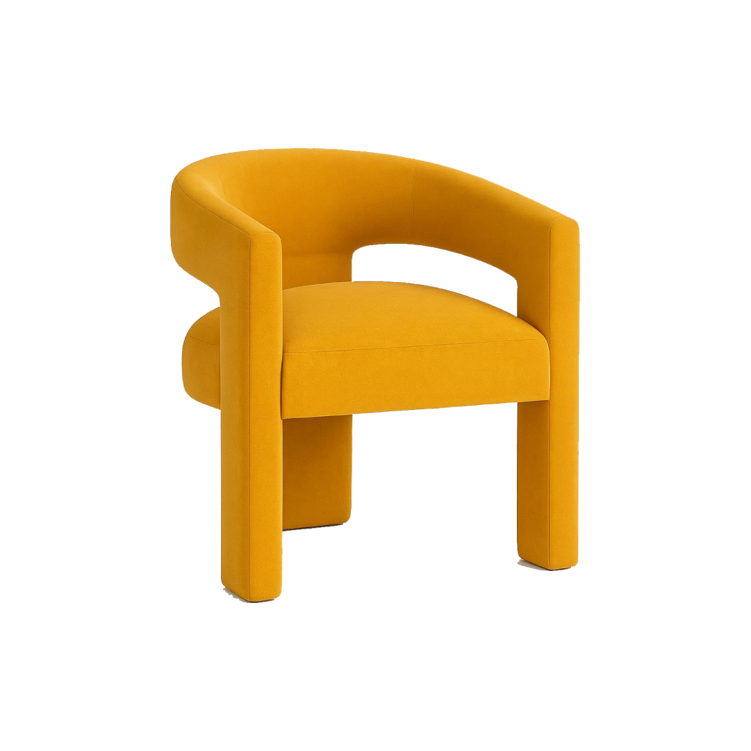 Lesley Chair Mustard yellow
