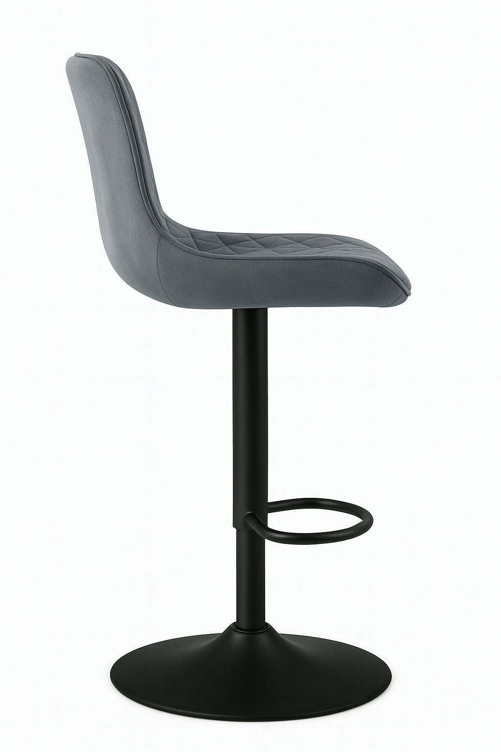 Carson Swivel Counter Height Barstools Gray Seat