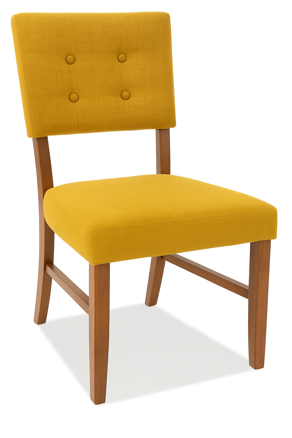 Carson Dining Chair Pastel Yellow Seat