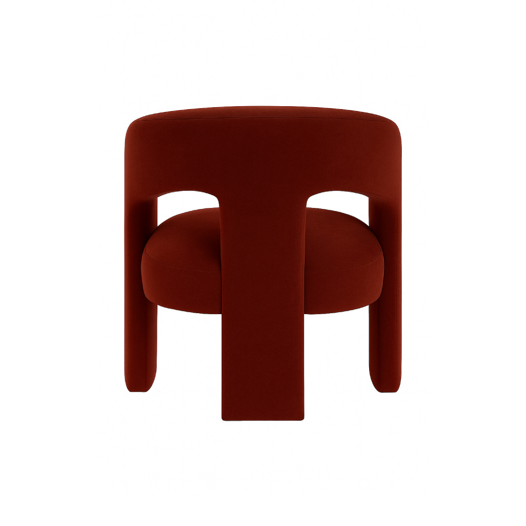 Lesley Chair Terracotta red
