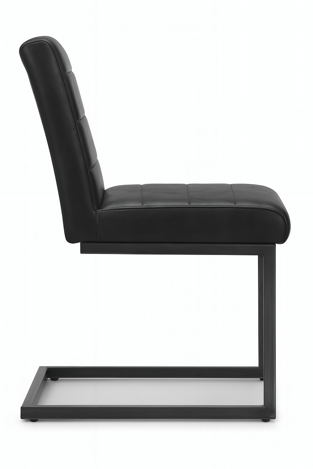 Vance Armless Dining Chairs Black Seat