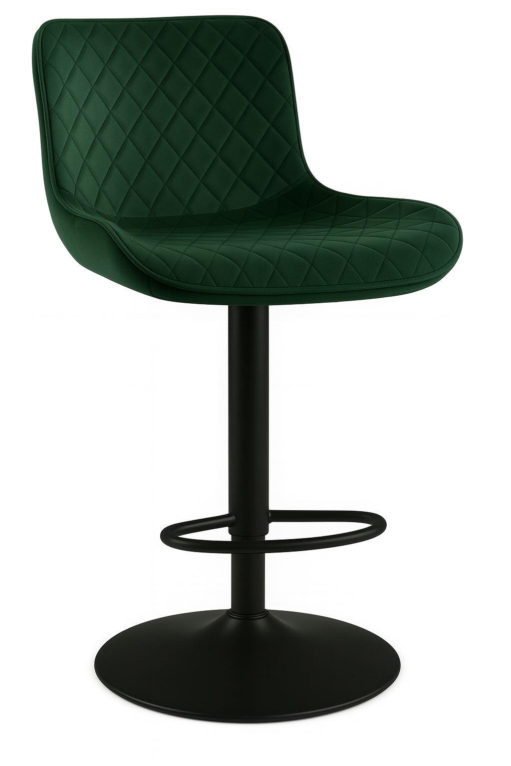Carson Swivel Counter Height Barstools Green Seat