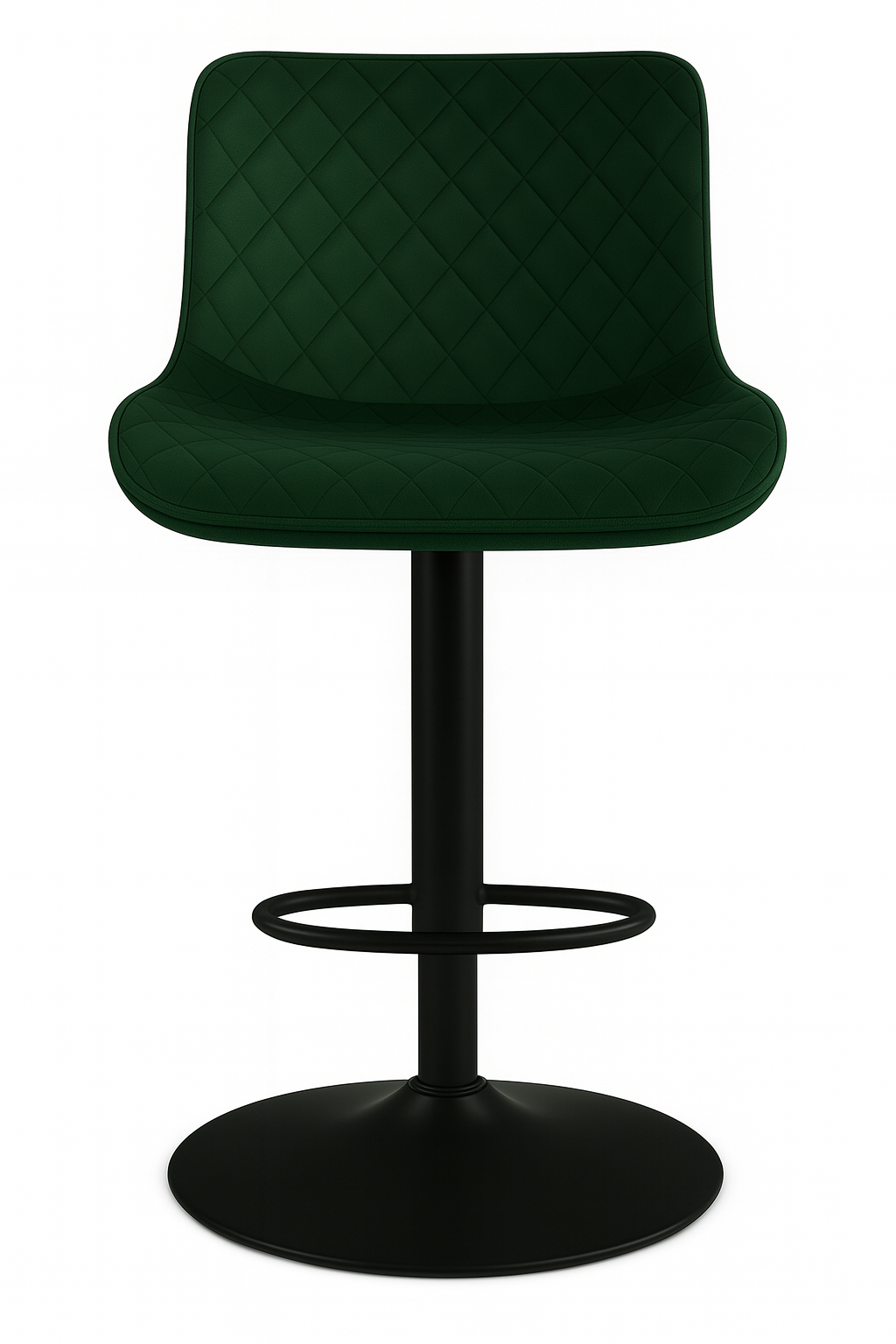 Carson Swivel Counter Height Barstools Green Seat