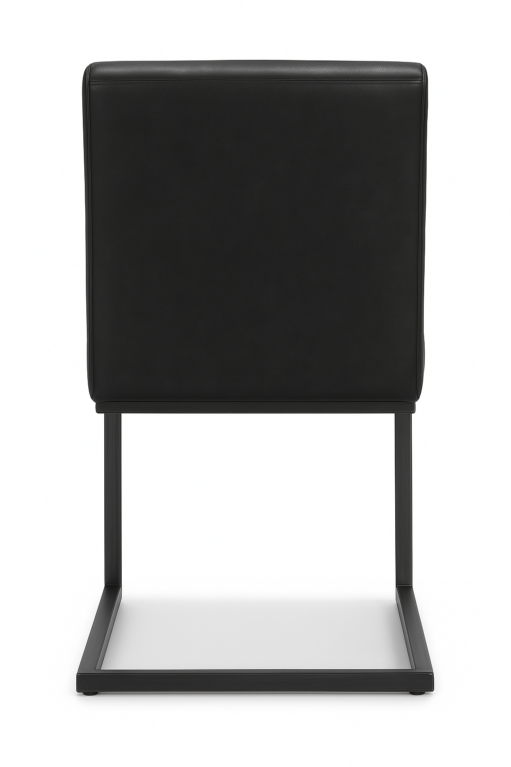 Vance Armless Dining Chairs Black Seat
