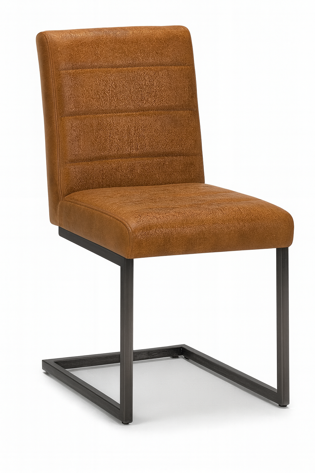 Vance Armless Dining Chairs Caramel Seat