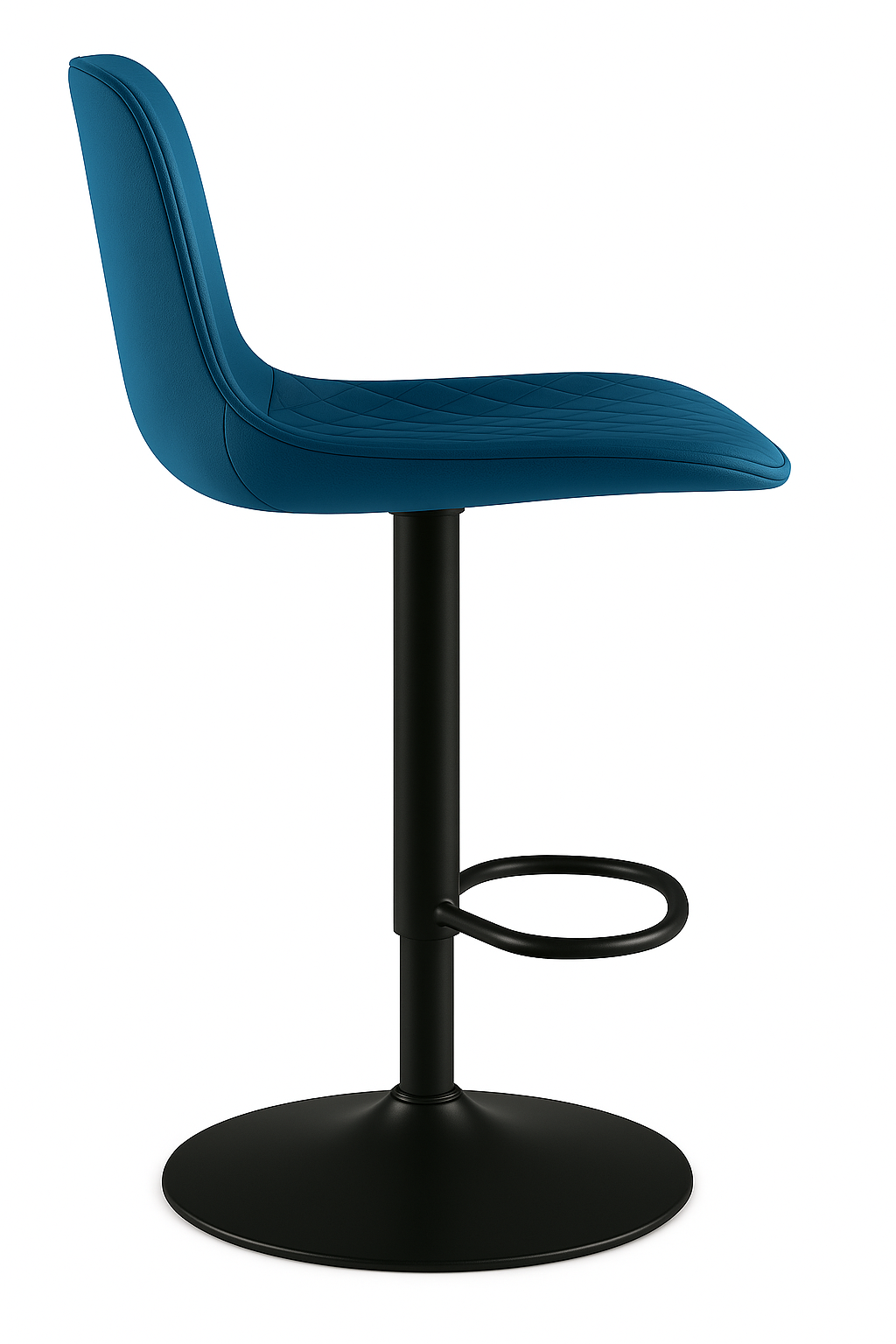 Carson Swivel Counter Height Barstools Teal Seat