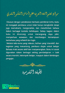 Mawaadu ta‘liim al-lughah al-‘Arabiyyah ‘alaa asaasi at-tafkiir an-naqdi