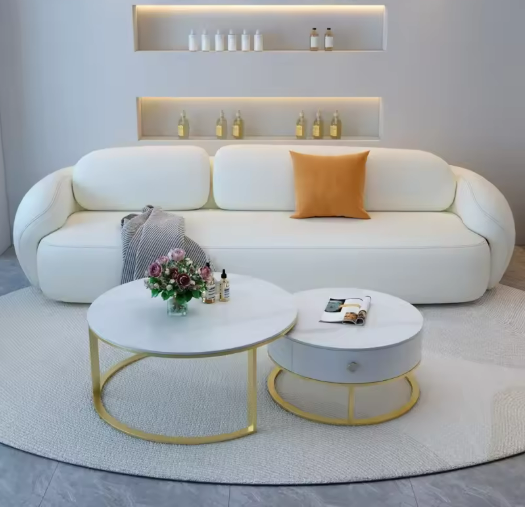 Modern White Sofa Set