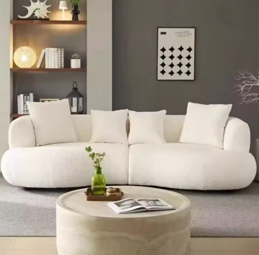Modern White Sofa