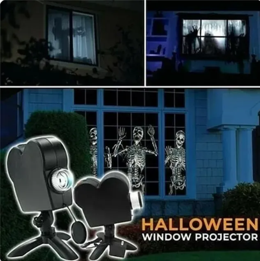 🔥Hot Sale 60% OFF💀 2025 New Upgrade Halloween/Christmas Holographic Projection
