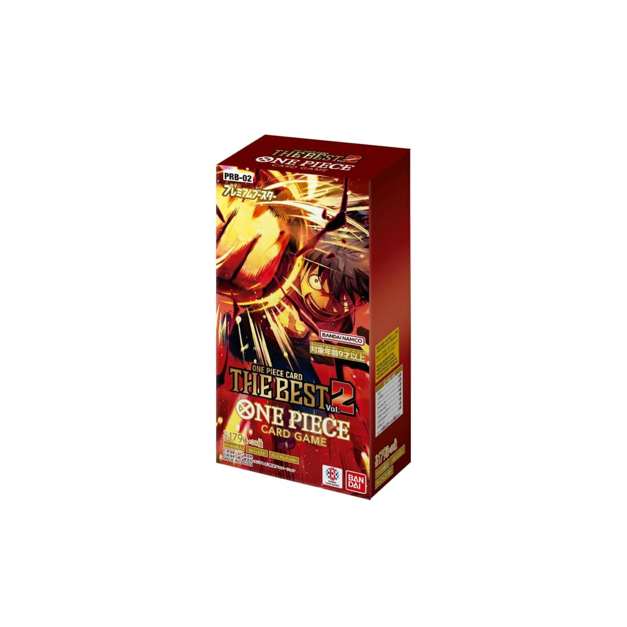 PRB-02 - One Piece Card Game The Best Vol.2 - Booster Box JAP