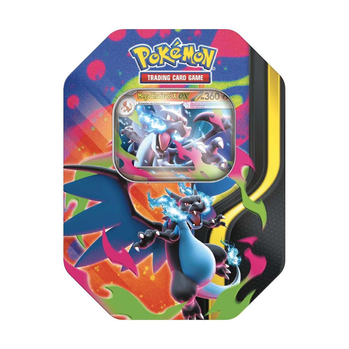 Tin Pokemon Mega Charizard X ITA