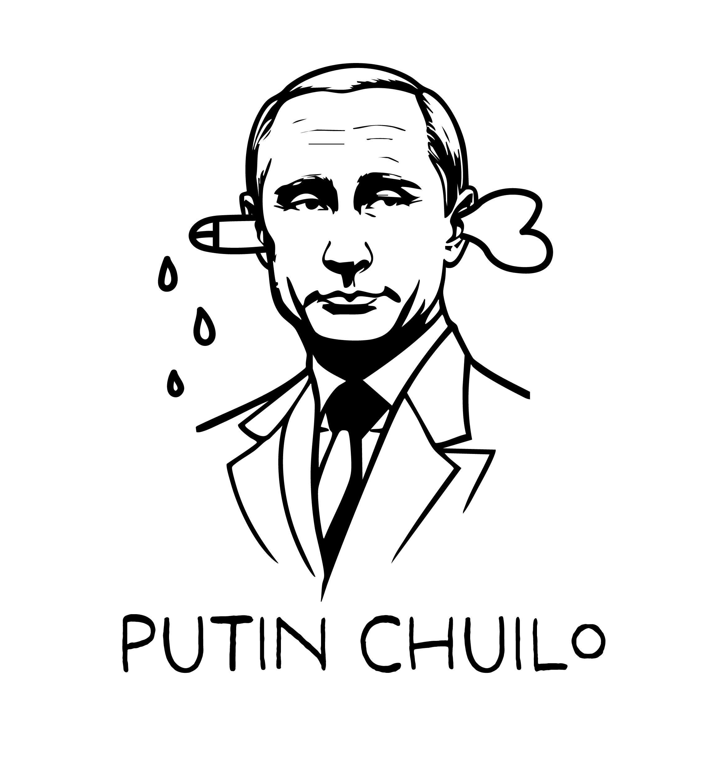 Rankšluostis + automobilio kvapukas “Putin Chuilo”