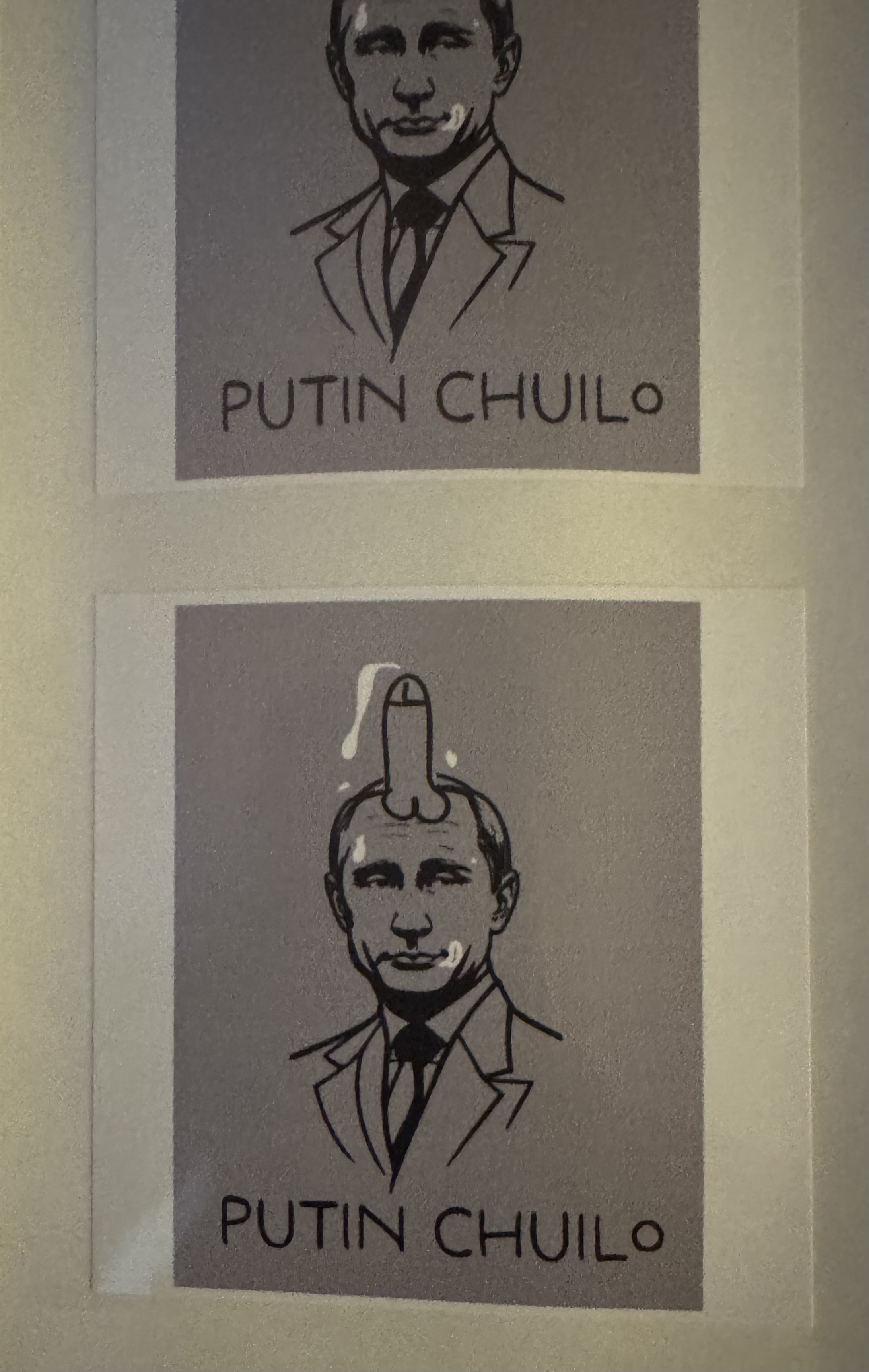 Putin Chuilo lipdukai 6vnt