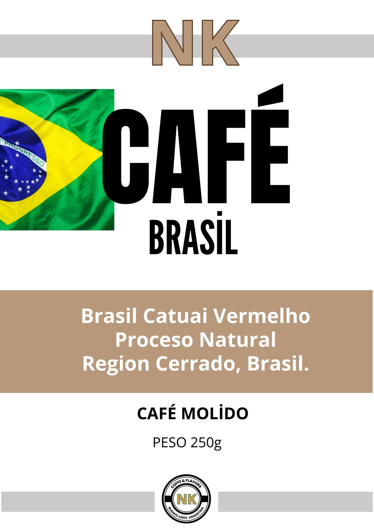 CAFE ORIGEN BRASIL X 3 KG