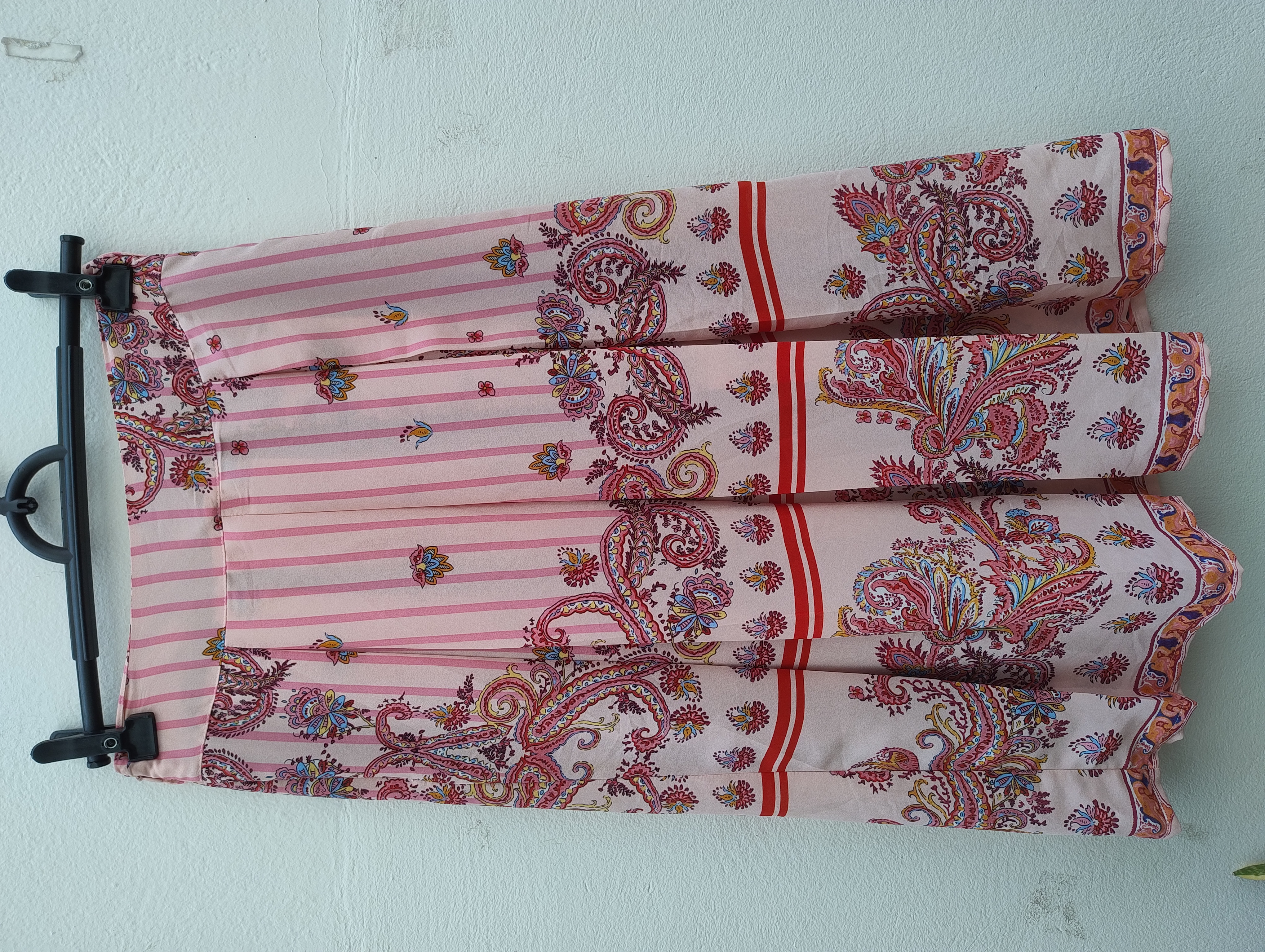 Saia indiana longa estampada, TAM. M