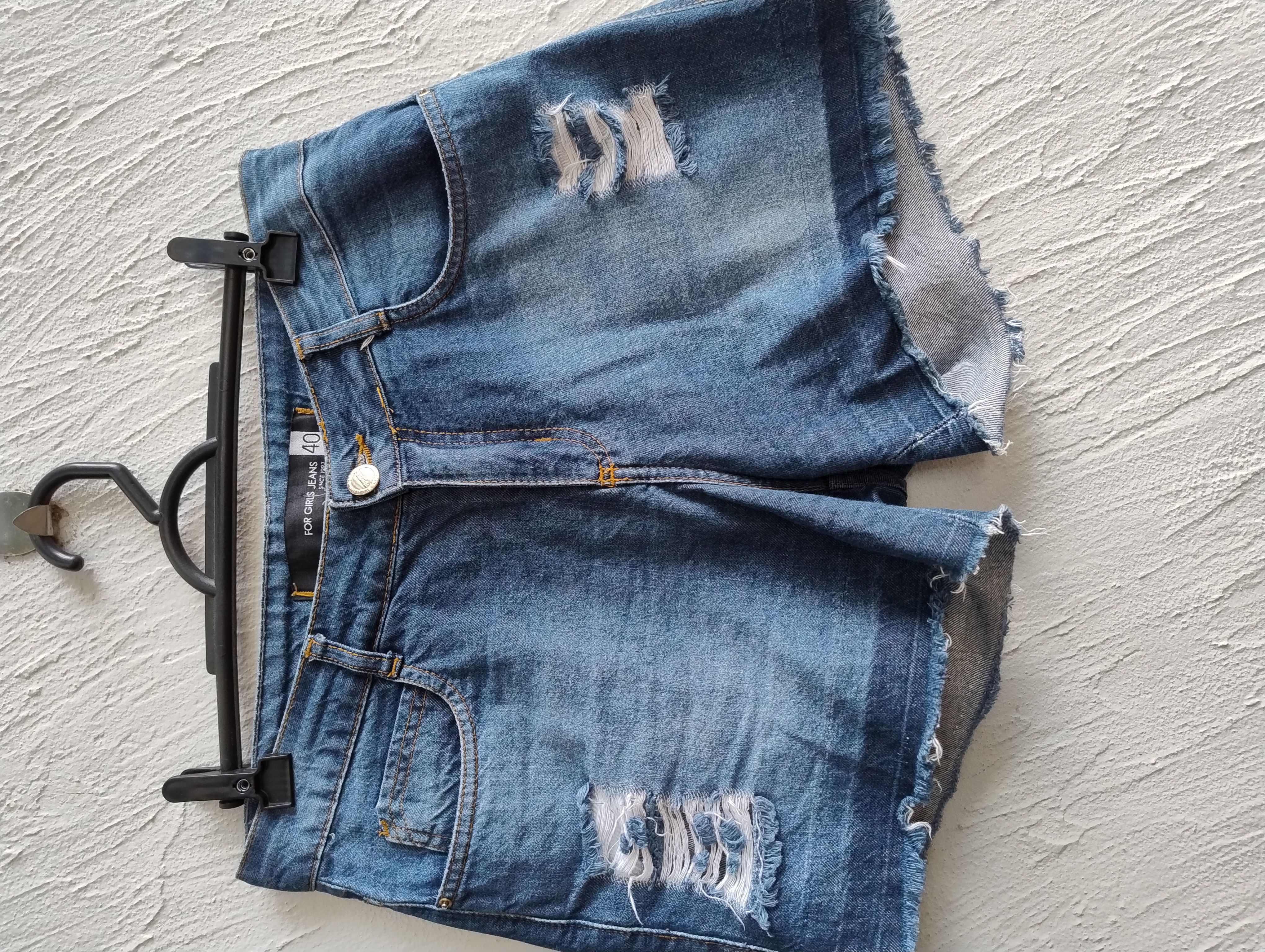 Shorts feminino jeans N 40