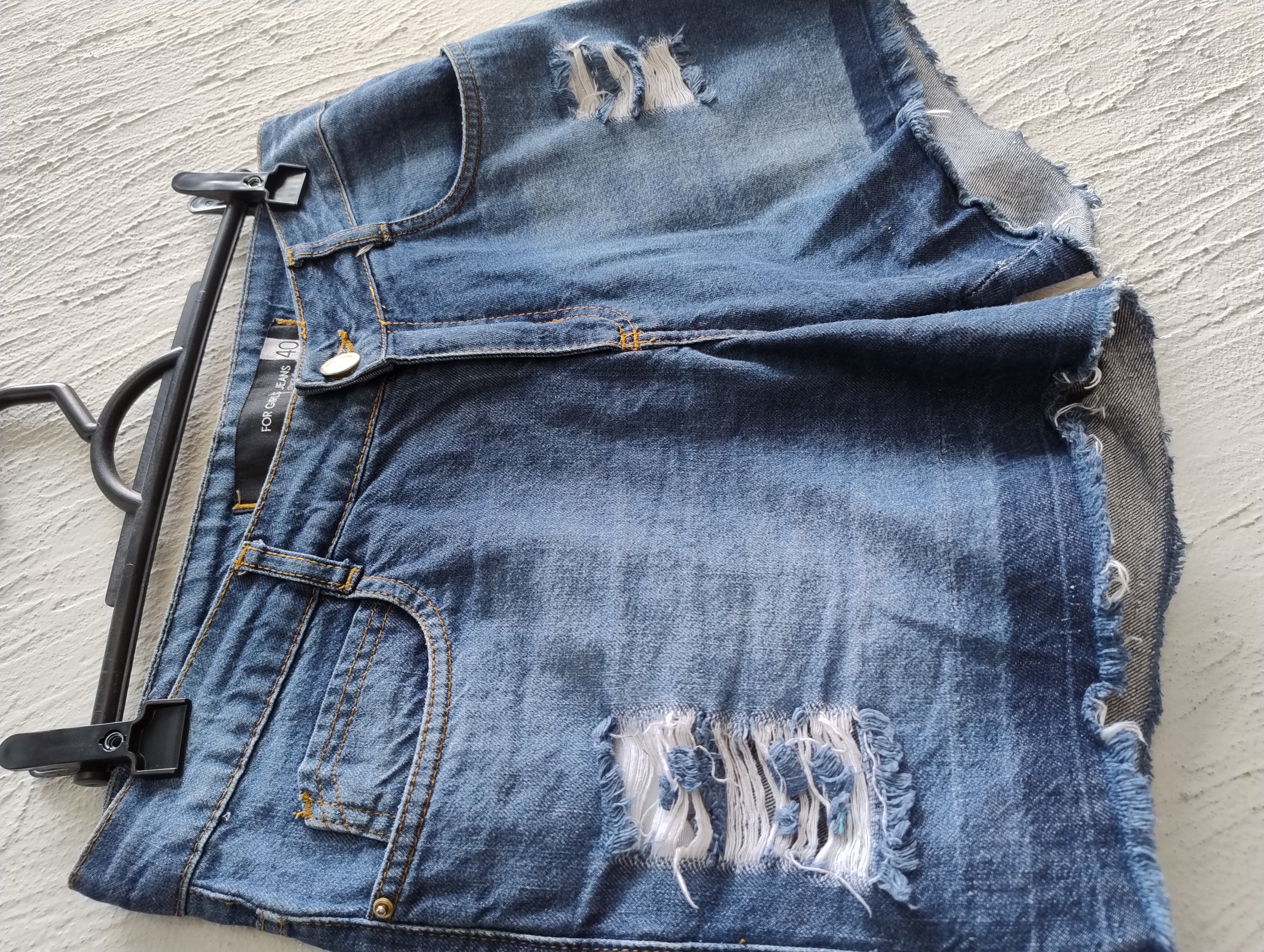 Shorts feminino jeans  N 40