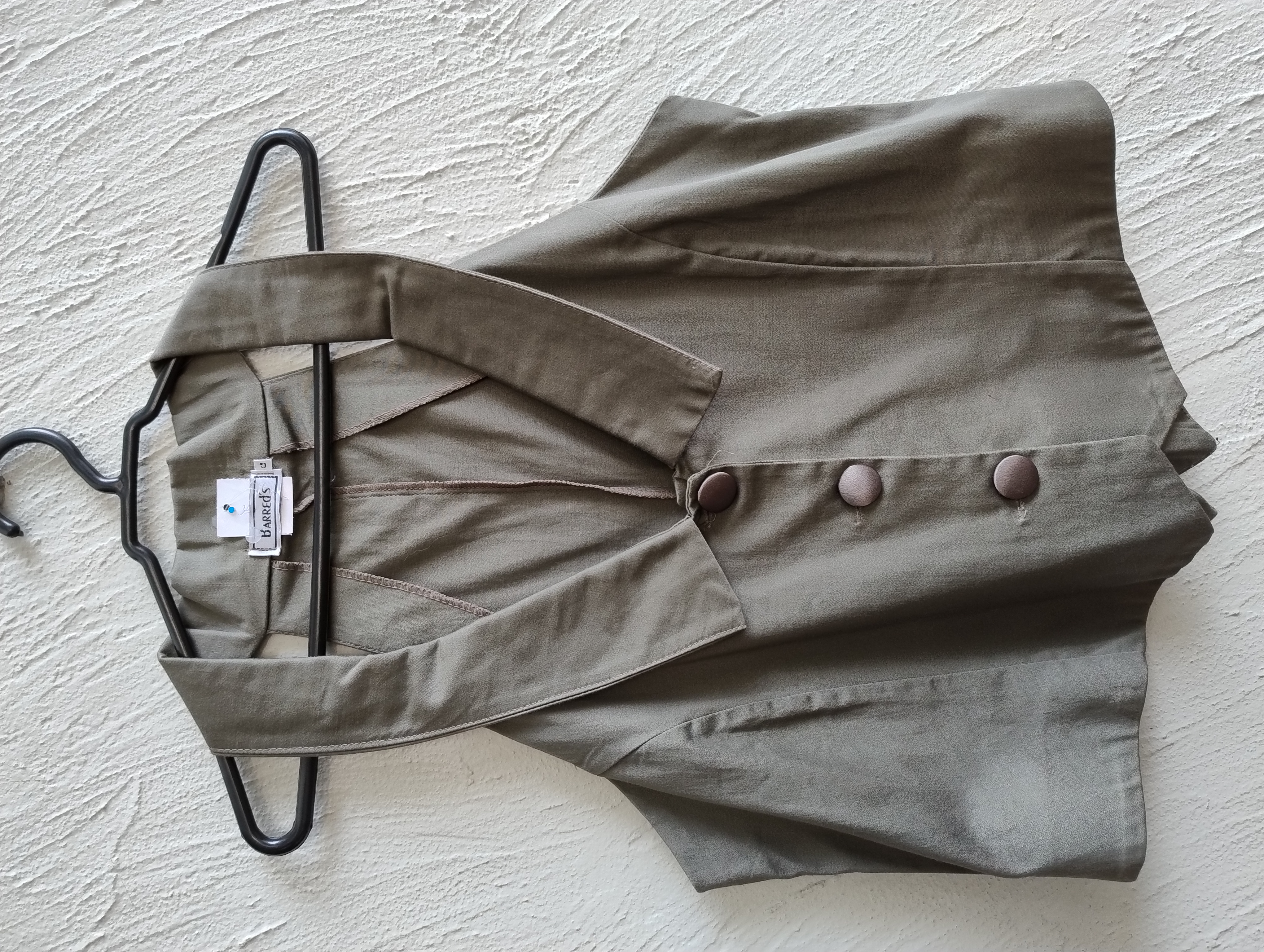 Colete feminino social verde -G